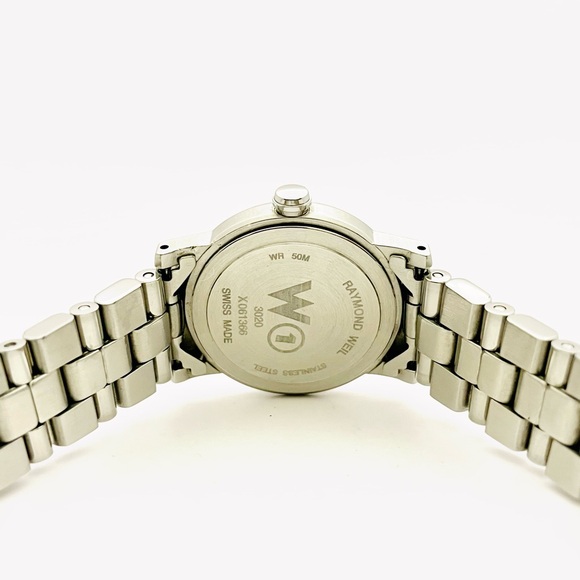 ❌SOLD❌ Raymond Weil Women’s Swiss Watch 3020 W1 27mm Stainless Steel - Picture 5 of 10